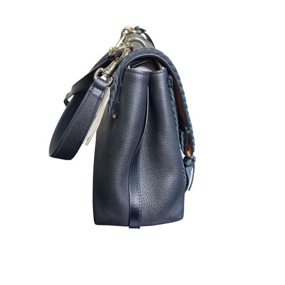Chloe NWT Penelope Large Top-Handle Bag in Black Smooth Grained Leather - Picture 5 of 16